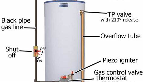 Rheem 40 Gallon Gas Water Heater Parts Diagram - ZTech