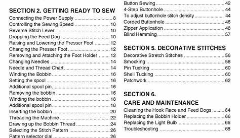 usha janome sewing machine repair manual