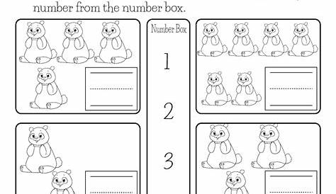 Free Printable Math Numbers Worksheet for Kindergarten