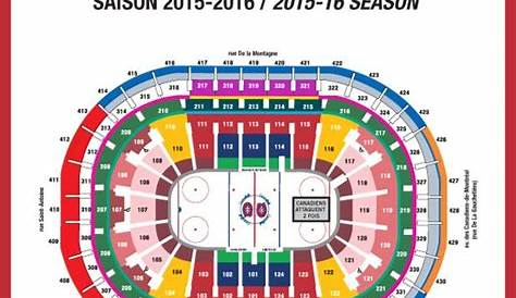 montreal canadiens seating chart