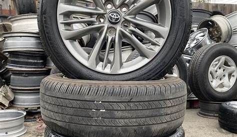17” clean set of Toyota Camry rims with Michelin tires 5 lugs for Sale