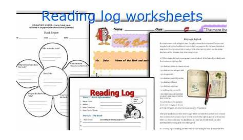 esl reading log worksheet