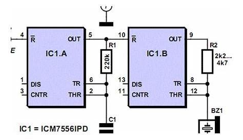 gate remote control circuit diagram
