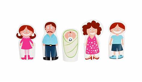 Finger Family Paper Finger Puppets PRINTABLE PDF Toy DIY - Etsy