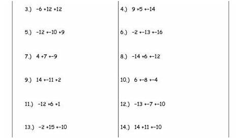 grade 7 worksheet math