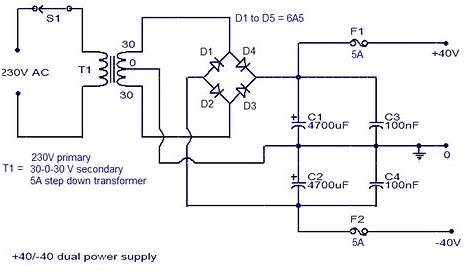 Simple 150W Amplifier Circuit Diagram | Circuits Diagram Lab