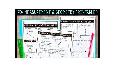 measurement geometry worksheet