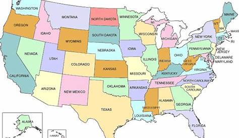 printable maps of states
