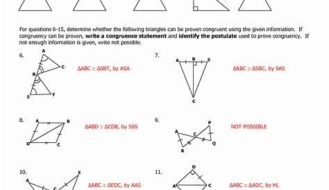 triangle congruence worksheet answers pdf