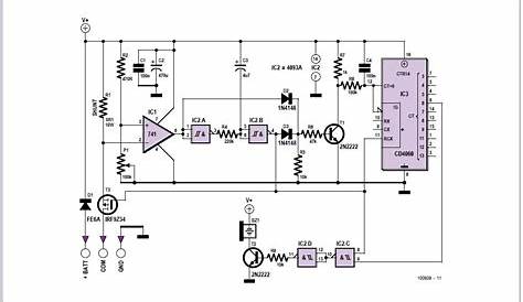 230v lamp flasher circuit diagram