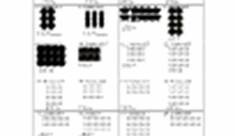 multiplication visual worksheet