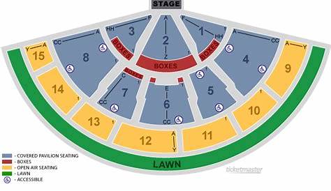 Xfinity Center, Mansfield MA - Seating Chart View