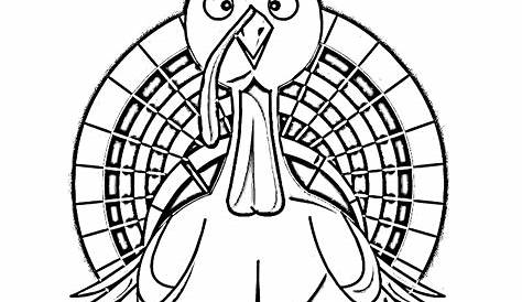 CJO Photo: Thanksgiving Coloring Page: Happy Thanksgiving Turkey