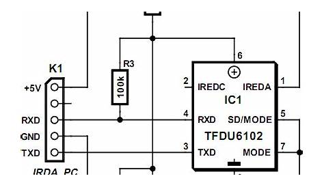 IrDA Interface | Electronic Schematics