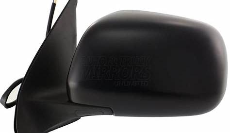 Fits 05-11 Toyota Tacoma Driver Side Mirror Replacement - Power - Textured