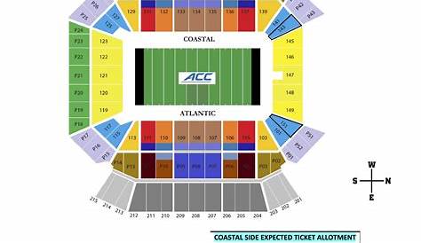 Ticket Information and Bowl Game Maps for ACC Championship and Possible