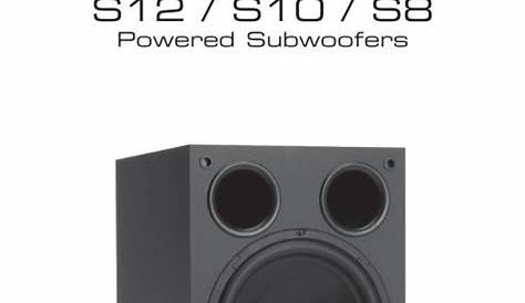 proficient audio systems s10 s12 owner's manual
