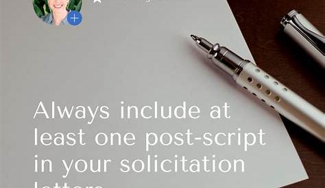 sample solicitation letters for nonprofits