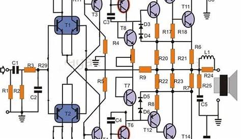 100w Transistor Power Amplifier Schematic: Learn How to Build It