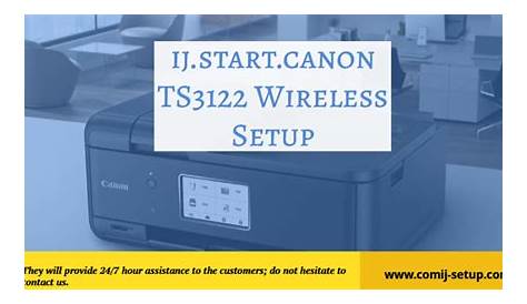 ij.start.canon TS3122 Wireless Setup – ij.start.canon/ts3322