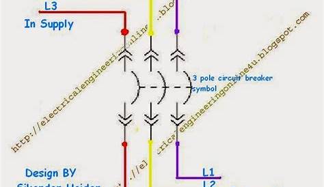 4 pole circuit breaker wiring diagram