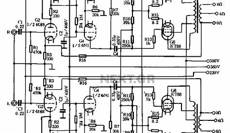 vacuum tube amplifier circuit diagram