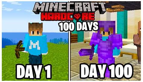 i survived 100 days in minecraft