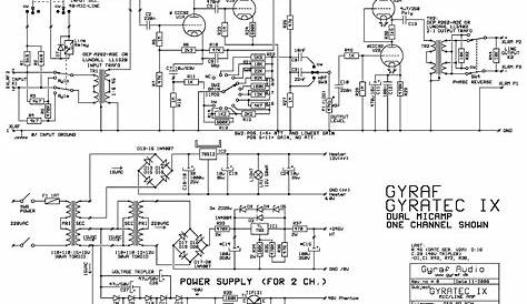 tube preamp power supply schematic