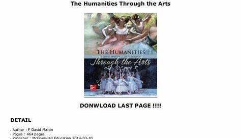 the humanities through the arts 10th edition pdf free
