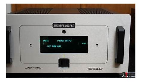 audio research reference 210 owner's manual