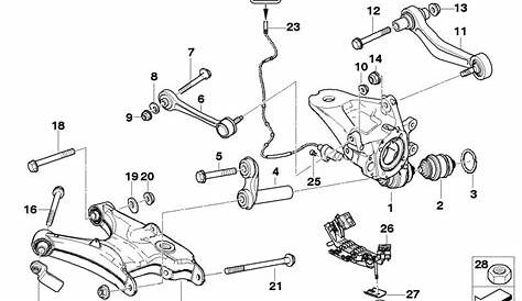 BMW X5 Guiding suspension link. Axle, Rear, WHEEL, SUPPORT - 33326774796 - Genuine BMW Part