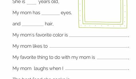 printable all about mom