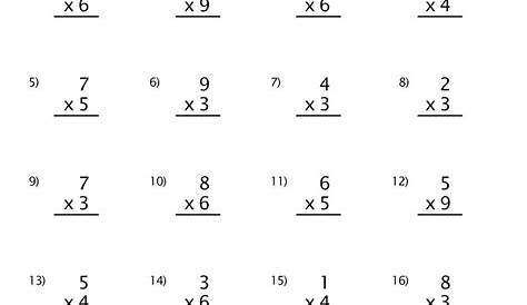 multiplication worksheets 2 digit
