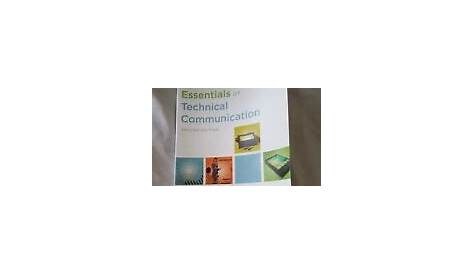 the essentials of technical communication 5th edition pdf