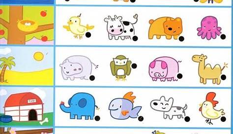 animal worksheet for kindergarten completed