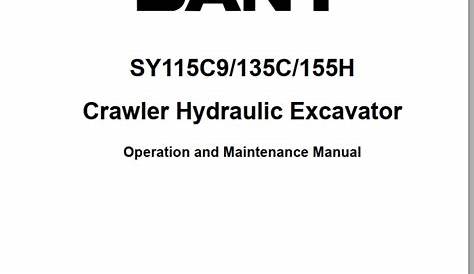 SANY Crawler Hydraulic Excavator SY215C Shop Manual - Homepage - The