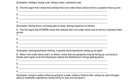 7 Best Images of Adult Mental Health Worksheets Printable - Fun Mental