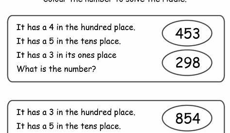 Solve Riddle Worksheet - Math for Kids | Mocomi