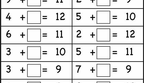 math exercises for grade 1