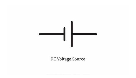 dc voltage symbol in circuit diagram