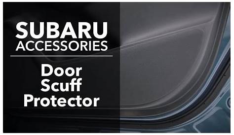 Subaru Genuine Accessories - Door Scuff Protector - YouTube