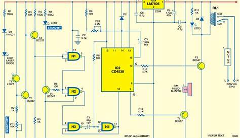 automatic door opener circuit diagram