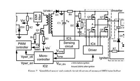 hid ballast circuit diagram