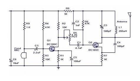 Simple AM Transmitter Circuit - Popular Electronics Circuit