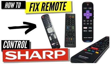 sharp tv manual remote control