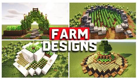 7 Easy Minecraft Aesthetic Farm Designs - YouTube