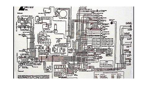 1953-1982 Corvette Wiring Diagrams Chart Laminated C1 C2 C3 NEW MUST