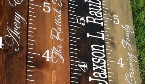 growth chart measuring stick
