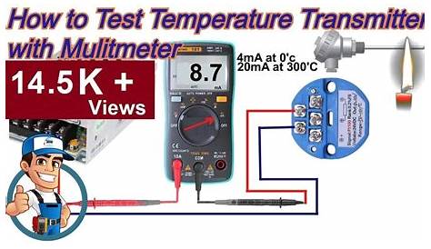 how to check pt100 sensor with multimeter
