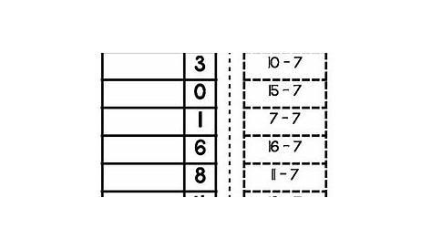 Subtraction Worksheets - Teaching Second Grade